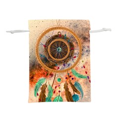 Dream Catcher Colorful Vintage Lightweight Drawstring Pouch (s) by Cemarart