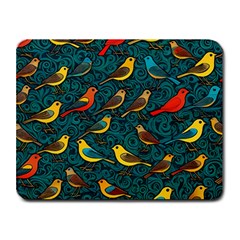 Bird Pattern Colorful Small Mousepad by Cemarart