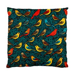 Bird Pattern Colorful Standard Cushion Case (one Side)