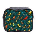 Bird Pattern Colorful Mini Toiletries Bag (Two Sides) Back