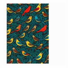 Bird Pattern Colorful Large Garden Flag (two Sides)