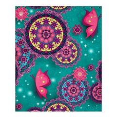 Floral Pattern Abstract Colorful Flow Oriental Spring Summer Shower Curtain 60  X 72  (medium) 