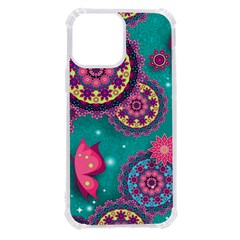 Floral Pattern Abstract Colorful Flow Oriental Spring Summer Iphone 13 Pro Max Tpu Uv Print Case by Cemarart