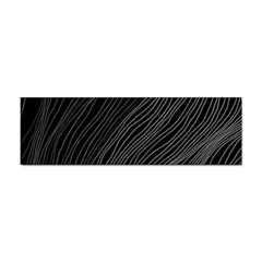Abstract Art Black White Drawing Lines Unique Sticker Bumper (100 Pack) by Cemarart