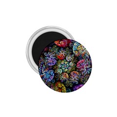Floral Fractal 3d Art Pattern 1 75  Magnets