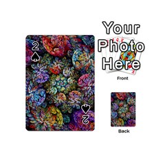 Floral Fractal 3d Art Pattern Playing Cards 54 Designs (mini)