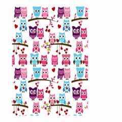 Owl Pattern Small Garden Flag (two Sides)