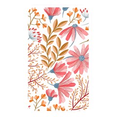 Red Flower Seamless Floral Flora Memory Card Reader (rectangular)