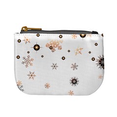 Golden-snowflake Mini Coin Purse