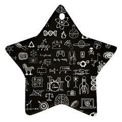 Doodle Art Chemistry Art Ornament (star)