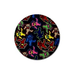 Dead Head Deadhead Grateful Dead Rubber Coaster (round)