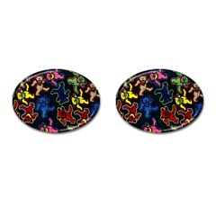 Dead Head Deadhead Grateful Dead Cufflinks (oval)