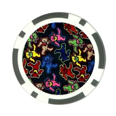 Dead Head Deadhead Grateful Dead Poker Chip Card Guard