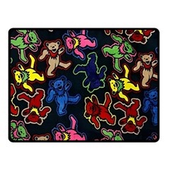 Dead Head Deadhead Grateful Dead Two Sides Fleece Blanket (small) by Cemarart