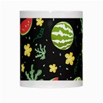 Watermelon Doodle Pattern White Mug Center