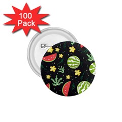 Watermelon Doodle Pattern 1 75  Buttons (100 Pack) 