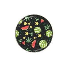 Watermelon Doodle Pattern Hat Clip Ball Marker (4 Pack)