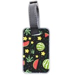 Watermelon Doodle Pattern Luggage Tag (two sides) Front