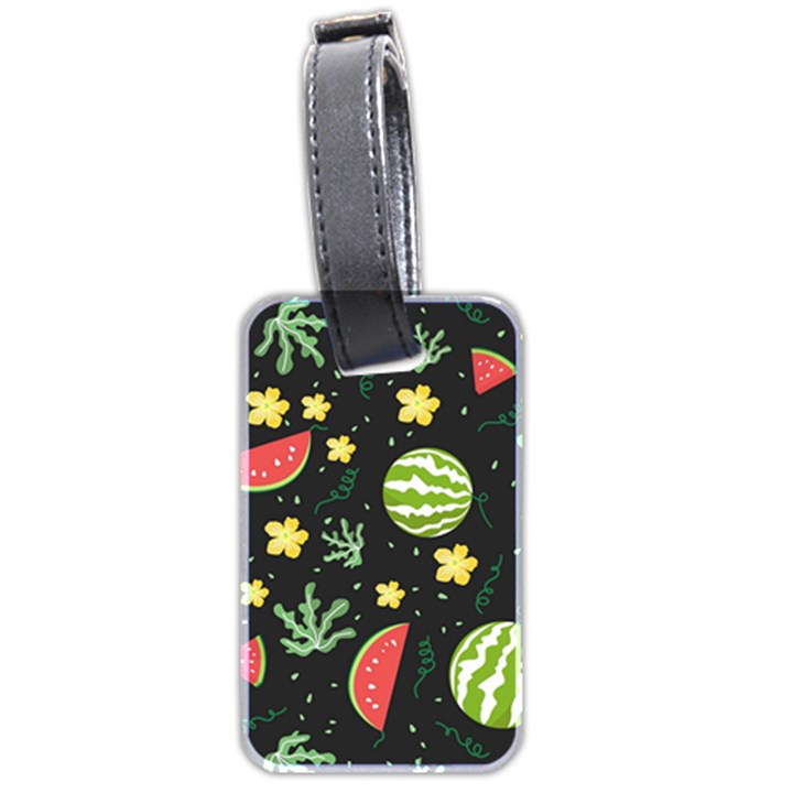 Watermelon Doodle Pattern Luggage Tag (two sides)