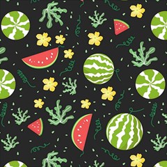 Watermelon Doodle Pattern Play Mat (square) by Cemarart