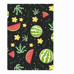 Watermelon Doodle Pattern Small Garden Flag (two Sides)