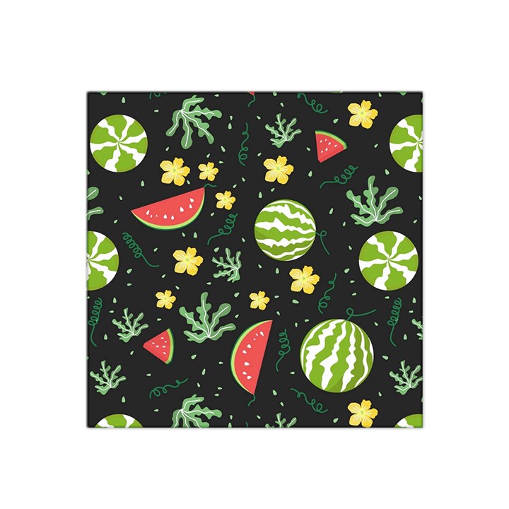 Watermelon Doodle Pattern Satin Bandana Scarf 22  x 22 