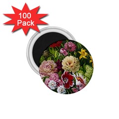 Parrot Painting Flower Art 1 75  Magnets (100 Pack) 