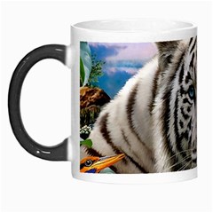 White Tiger Peacock Animal Fantasy Water Summer Morph Mug