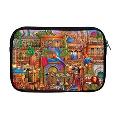 Arabian Street Art Colorful Peacock Tiger Man Parrot Horse Dancer Fantasy Apple Macbook Pro 17  Zipper Case