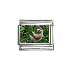 Sloth In Jungle Art Animal Fantasy Italian Charm (9mm) by Cemarart