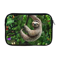 Sloth In Jungle Art Animal Fantasy Apple Macbook Pro 17  Zipper Case