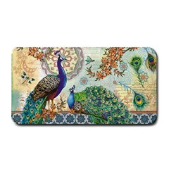 Royal Peacock Feather Art Fantasy Medium Bar Mat