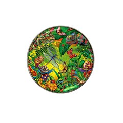 The Chameleon Colorful Mushroom Jungle Flower Insect Summer Dragonfly Hat Clip Ball Marker (10 Pack)