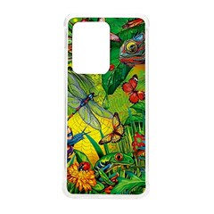 The Chameleon Colorful Mushroom Jungle Flower Insect Summer Dragonfly Samsung Galaxy S20 Ultra 6 9 Inch Tpu Uv Case by Cemarart