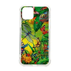 The Chameleon Colorful Mushroom Jungle Flower Insect Summer Dragonfly Iphone 11 Pro 5 8 Inch Tpu Uv Print Case by Cemarart