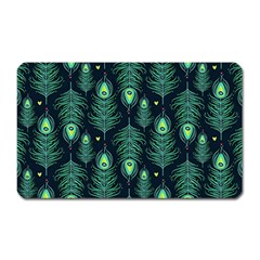 Peacock Pattern Magnet (Rectangular)