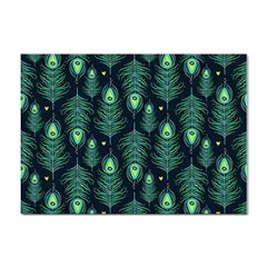 Peacock Pattern Sticker A4 (10 pack)