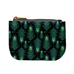 Peacock Pattern Mini Coin Purse