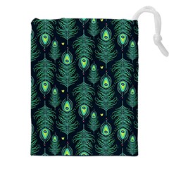 Peacock Pattern Drawstring Pouch (4XL)