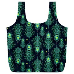 Peacock Pattern Full Print Recycle Bag (XXXL)