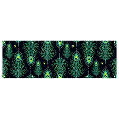 Peacock Pattern Banner and Sign 12  x 4 