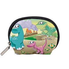 Kids Mural Cartoon Dinosaur Accessory Pouch (small) by nateshop