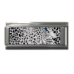 Leopard In Art, Animal, Graphic, Illusion Superlink Italian Charm (9mm)