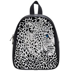 Leopard In Art, Animal, Graphic, Illusion School Bag (small) by nateshop