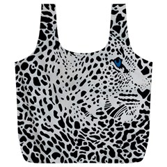 Leopard In Art, Animal, Graphic, Illusion Full Print Recycle Bag (xl) by nateshop