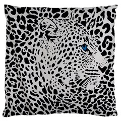 Leopard In Art, Animal, Graphic, Illusion Standard Premium Plush Fleece Cushion Case (two Sides) by nateshop