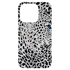 Leopard In Art, Animal, Graphic, Illusion Iphone 14 Pro Black Uv Print Case by nateshop