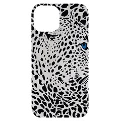 Leopard In Art, Animal, Graphic, Illusion Iphone 14 Black Uv Print Case by nateshop