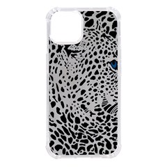 Leopard In Art, Animal, Graphic, Illusion Iphone 14 Tpu Uv Print Case by nateshop