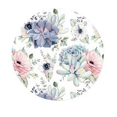 Nature, Floral, Flower, Print, Vintage Mini Round Pill Box by nateshop